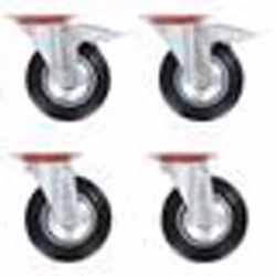 vidaXL 24 pcs Roulettes pivotantes 160 mm