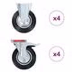 vidaXL 8 pcs Roulettes 200 mm