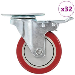 Vidaxl - Roulettes pivotantes 32 pcs 100 mm