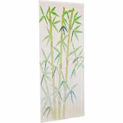 vidaXL Rideau de porte contre insectes Bambou 90 x 200 cm - TU