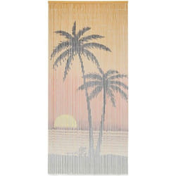 vidaXL Rideau de porte contre insectes Bambou 90 x 200 cm - TU