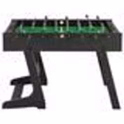 vidaXL Table de football pliante 121 x 61 x 80 cm Noir - TU