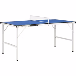 Cette table de tennis mobile est idéale pour tout amateur de ping-pong qui détient un espace étroit, qui peut parfaitement s' ...