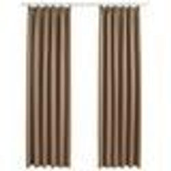 vidaXL Rideaux occultants avec crochets 2 pcs Taupe 140x245 cm - TU