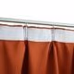 vidaXL Rideaux occultants avec crochets 2 pcs Rouille 140x175 cm