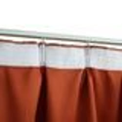 vidaXL Rideaux occultants avec crochets 2 pcs Rouille 140x175 cm