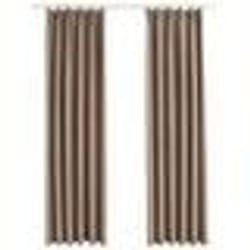 vidaXL Rideaux occultants avec crochets 2 pcs Taupe 140x245 cm - TU