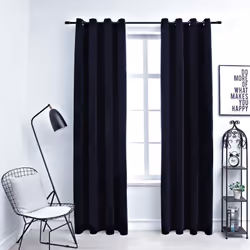 Nos élégants rideaux en velours auront fière allure dans votre salon, votre chambre à coucher, votre bureau, etc. Ils vous do ...