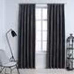vidaXL Rideaux occultants et crochet 2pcs Velours Anthracite 140x175cm - TU