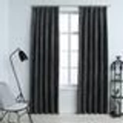 vidaXL Rideaux occultants et crochet 2pcs Velours Anthracite 140x175cm - TU