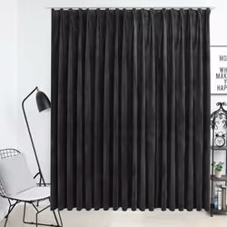 Notre élégant rideau en velours aura fière allure dans votre salon, votre chambre à coucher, votre bureau, etc. Il vous donne ...