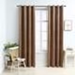 vidaXL Rideaux occultants avec anneaux 2 pcs Velours Beige 140x245 cm - TU