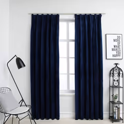 Nos élégants rideaux en velours auront fière allure dans votre salon, votre chambre à coucher, votre bureau, etc. Ils vous do ...