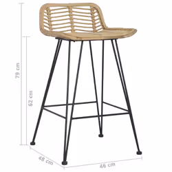 VidaXL 285232 Tabouret de bar - Vue supplémentaire 8