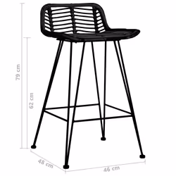 VidaXL 285233 Tabouret de bar - Vue supplémentaire 7