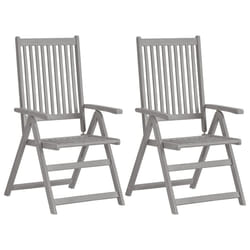 VidaXL 45938 chaise d'extérieur Terrace Bois d'acacia Gris