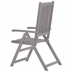 VidaXL 45938 chaise d'extérieur Terrace Bois d'acacia Gris - Vue supplémentaire 5