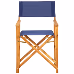 VidaXL 45948 chaise d'extérieur Terrace Polyester Bleu, Bois