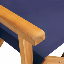 VidaXL 45948 chaise d'extérieur Terrace Polyester Bleu, Bois - Vue supplémentaire 7