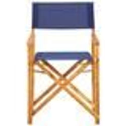 VidaXL 45952 chaise d'extérieur Terrace Siège rembourré Polyester Bleu, Bois