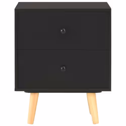 VidaXL 285225 Table de nuit et table de chevet Noir - Vue supplémentaire 4