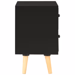 VidaXL 285225 Table de nuit et table de chevet Noir - Vue supplémentaire 5