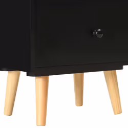 VidaXL 285225 Table de nuit et table de chevet Noir - Vue supplémentaire 7