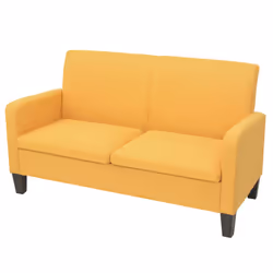 VidaXL 278214 canapé 3 siège(s) Jaune - Vue supplémentaire 4
