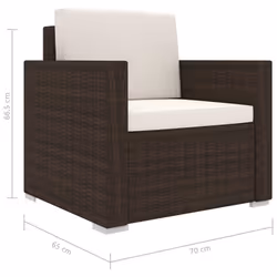 VidaXL 46789 ensemble de meubles de jardin - Vue supplémentaire 8
