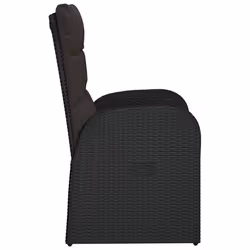 VidaXL 46065 chaise d'extérieur Terrace Siège rembourré Polyuréthane, Acier Noir - Vue supplémentaire 5