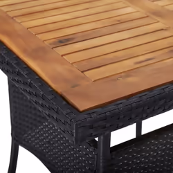 VidaXL 46171 table de jardin Noir, Marron