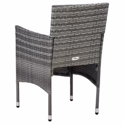 VidaXL 46180 chaise d'extérieur Terrace Siège rembourré Polyester Gris - Vue supplémentaire 5
