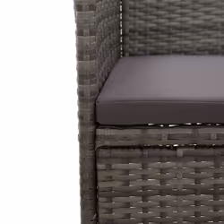 VidaXL 46180 chaise d'extérieur Terrace Siège rembourré Polyester Gris - Vue supplémentaire 6