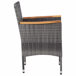 VidaXL 46182 chaise d'extérieur Terrace Siège rembourré Polyester Gris