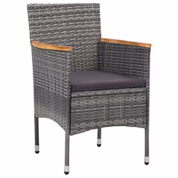 VidaXL 46182 chaise d'extérieur Terrace Siège rembourré Polyester Gris - Vue supplémentaire 6