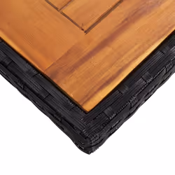 VidaXL 46187 table de jardin Noir, Bois - Vue supplémentaire 4