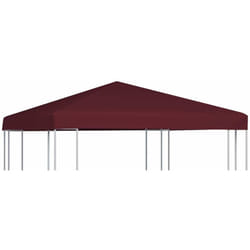vidaXL Toile supérieure de gazebo 310 g/m² 3x3 m Bordeaux - TU