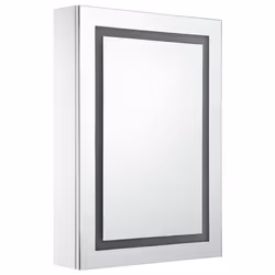 VidaXL 285116 miroir de salle de bain et armoire de rangement pour évier