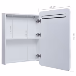 VidaXL 285118 miroir de salle de bain et armoire de rangement pour évier - Vue supplémentaire 7