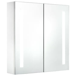 VidaXL 285125 miroir de salle de bain et armoire de rangement pour évier