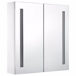 VidaXL 285125 miroir de salle de bain et armoire de rangement pour évier