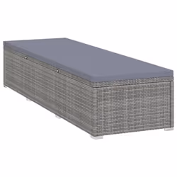 VidaXL 46220 chaise d'extérieur Linge Siège rembourré Polyuréthane, Acier Gris