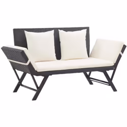 Ce lit de bronzage / banc de jardin d'extérieur combine le style et la fonctionnalité et va devenir le point central de votre ...