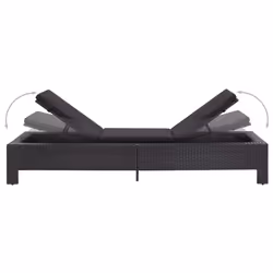 VidaXL 46237 chaise d'extérieur Linge Siège rembourré Polyuréthane, Acier Noir - Vue supplémentaire 6