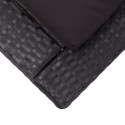 VidaXL 46237 chaise d'extérieur Linge Siège rembourré Polyuréthane, Acier Noir - Vue supplémentaire 7
