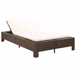 VidaXL 46239, Marron, Crème, Blanc