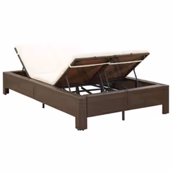 VidaXL 46239 lit d’extérieur Marron, Crème, Blanc