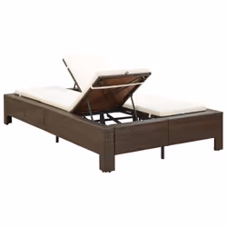VidaXL 46239 lit d'extérieur Marron, Crème, Blanc - Vue supplémentaire 4