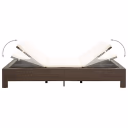 VidaXL 46239 lit d'extérieur Marron, Crème, Blanc - Vue supplémentaire 5