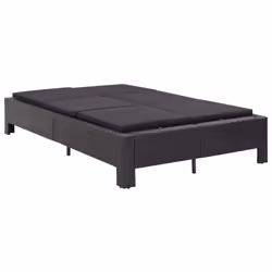 VidaXL 46241 lit d’extérieur Noir